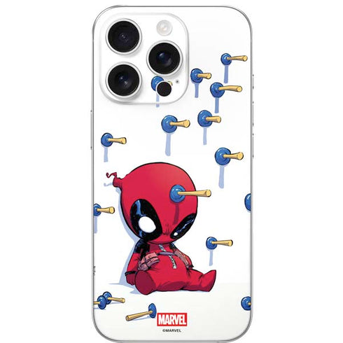 Marvel Deadpool Babypool Playing iPhone 16 Pro Skin